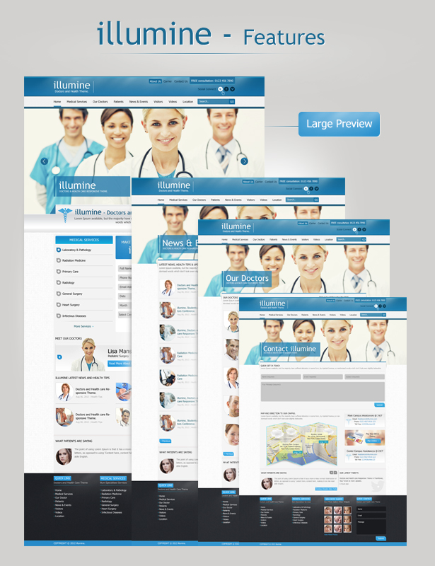 Illumine – Doctors & Health Care HTML template - 6
