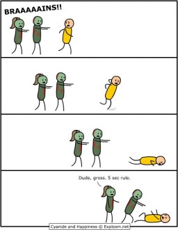 Atleast some dignity from those zombies!