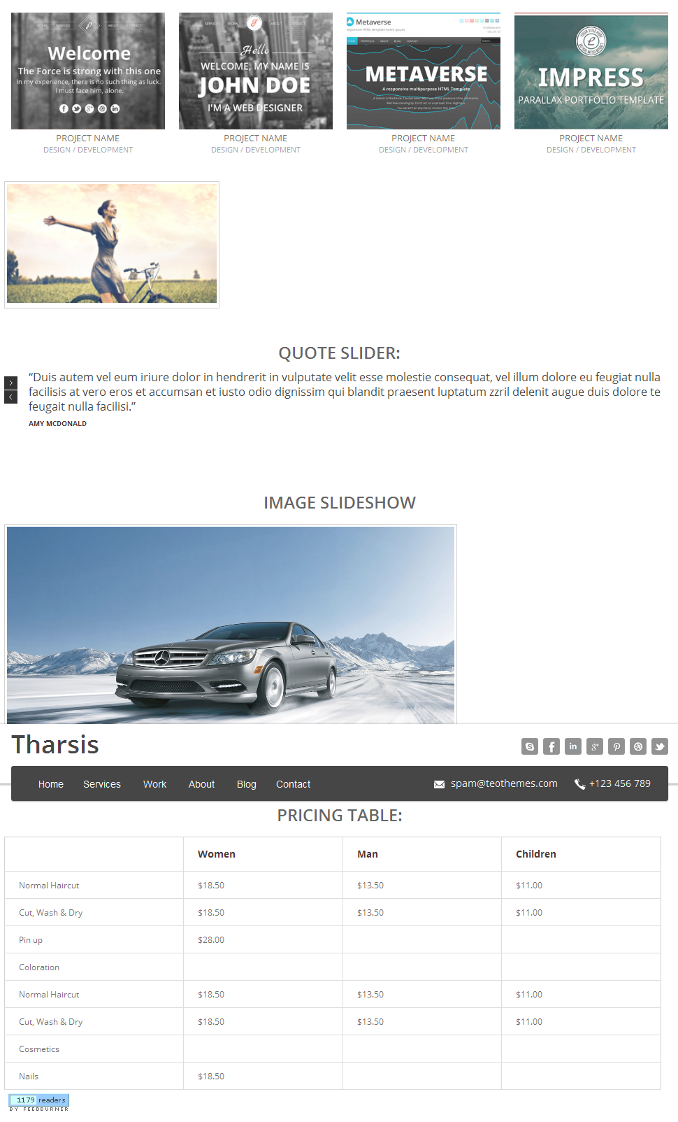Tharsis - Responsive One Page Portfolio Theme - 8